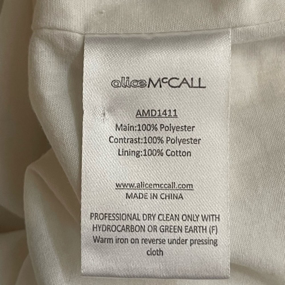 Alice McCall She Said She Said Lace Mini Dress White Bridal Reception Party Sz 4 - Picture 11 of 16